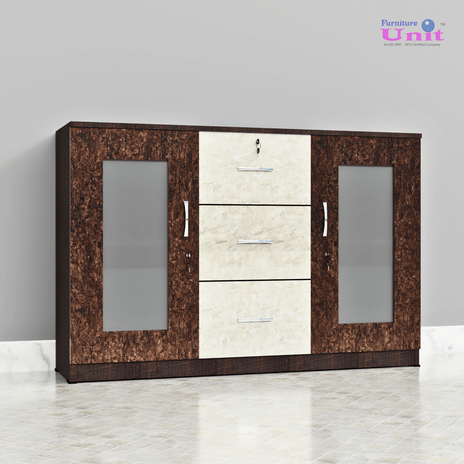 uv acrylic glass tv unit